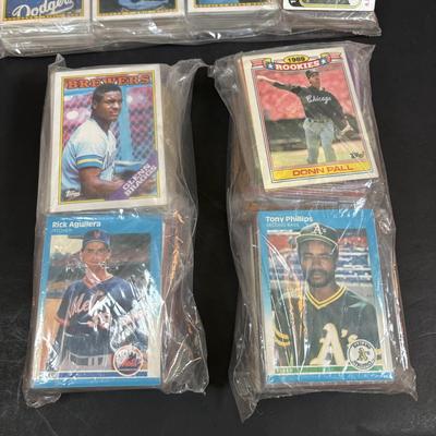 LOT 105: New/Old Unopened Baseball Cards & Loose Cards