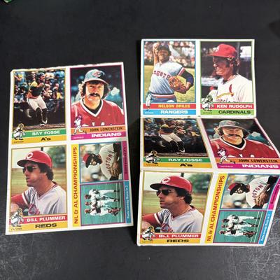 LOT 105: New/Old Unopened Baseball Cards & Loose Cards