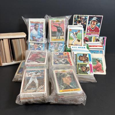LOT 105: New/Old Unopened Baseball Cards & Loose Cards
