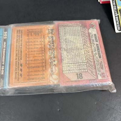 LOT 105: New/Old Unopened Baseball Cards & Loose Cards