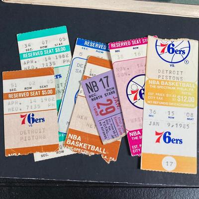 LOT 112: Collection of Basketball Memorabilia - NBA, 76ers, Sega Dreamcast Game, Jerry West (Lakers), Julius Erving, Wilt and More