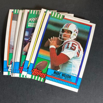 LOT 114: Vintage Collection of NFL Sports Memorabilia - Miniature Helmets, Gale Sayers 3D Card, Trading Cards, Super Bowl, Photos,