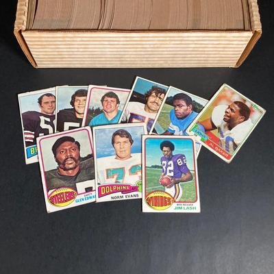 LOT 114: Vintage Collection of NFL Sports Memorabilia - Miniature Helmets, Gale Sayers 3D Card, Trading Cards, Super Bowl, Photos,