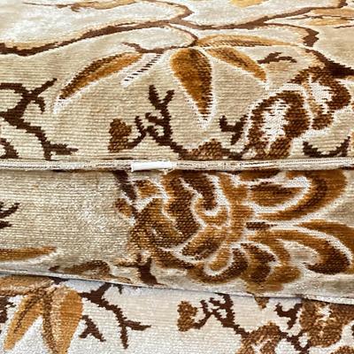 LOT 109: Vintage Carved Wood Louis XV Style Upholstered Sofa