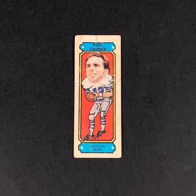 LOT 110: Vintage Dallas Cowboys / Roger Staubach Sports Memorabilia -