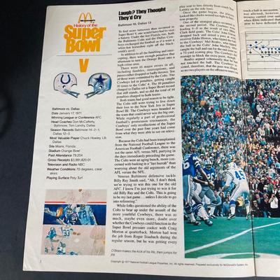 LOT 110: Vintage Dallas Cowboys / Roger Staubach Sports Memorabilia -