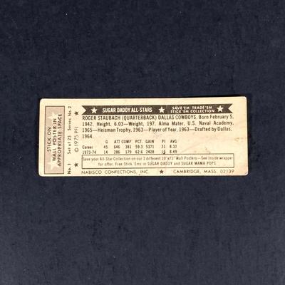 LOT 110: Vintage Dallas Cowboys / Roger Staubach Sports Memorabilia -