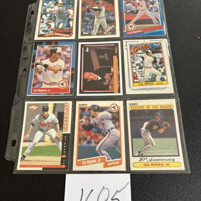 Cal Ripken Card Lot