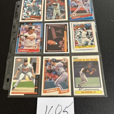 Cal Ripken Card Lot