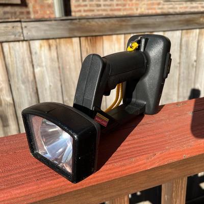 Sale Photo Thumbnail #117: Portable craftsman circular saw, impact drill, drill bit set, and work light set.  All use the same rechargeable batteries and charger base comes with the kit.  Everything stores safely in the carry case to protect your tools and makes transportation easy