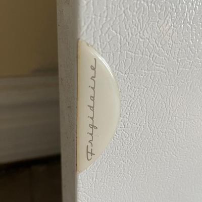 Sale Photo Thumbnail #121: Frigidaire refrigerator that has a freezer compartment and large capacity main compartment.  There is no ice maker but there is space to add one.