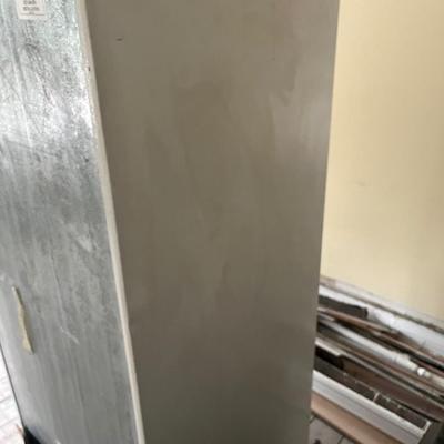 Sale Photo Thumbnail #134: Frigidaire refrigerator that has a freezer compartment and large capacity main compartment.  There is no ice maker but there is space to add one.