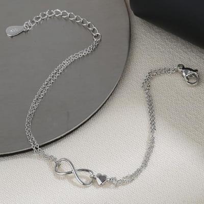 925 Sterling Silver Heart Bracelet