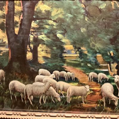 Vintage framed picture