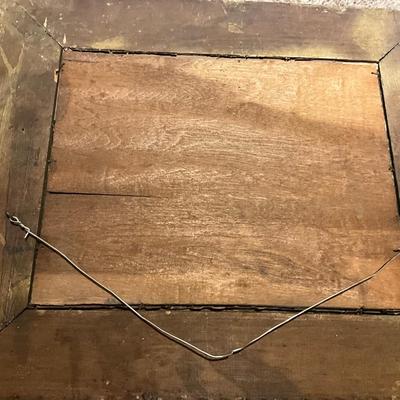 Vintage framed picture