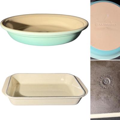 Le Creuset Stoneware Pie Dish & Enameled Cast Iron Baking Dish (LR-MG)
