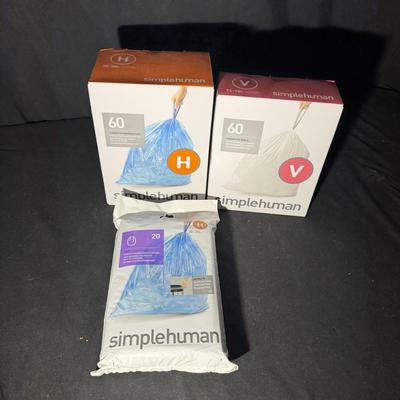 SimpleHuman Dual Compartment Brushed Steel Step Trash Can (ZLR-MG)