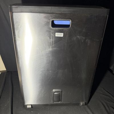 SimpleHuman Dual Compartment Brushed Steel Step Trash Can (ZLR-MG)