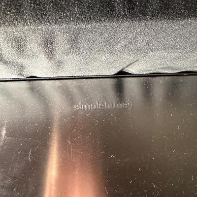 SimpleHuman Dual Compartment Brushed Steel Step Trash Can (ZLR-MG)