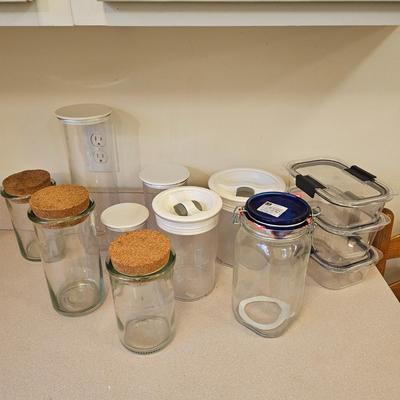 Glass & Plastic Canisters (K-JS)