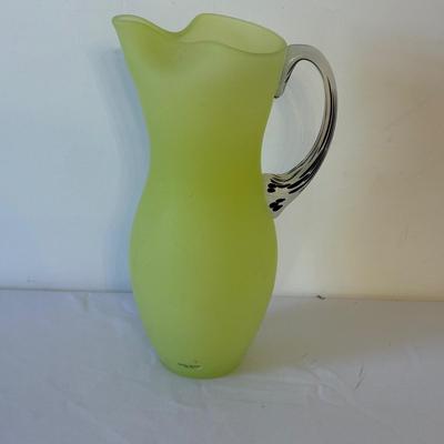 Kosta Boda Pinched Mouth Glass Pitcher (LR-MG)