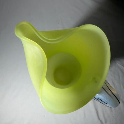 Kosta Boda Pinched Mouth Glass Pitcher (LR-MG)