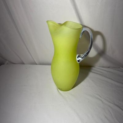 Kosta Boda Pinched Mouth Glass Pitcher (LR-MG)