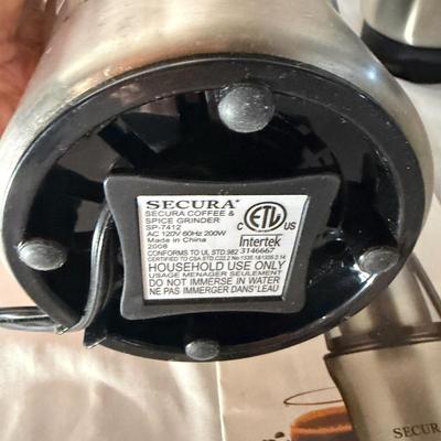 Espresso Aeroccino 3 Milk Frother, Bruntmor Espresso Set , Secura Coffee Grinder & More (LR-MG)