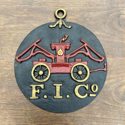 Firemen's Insurance Company Cast Iron Plaques (BS2-SF)