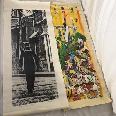 South American Art on Fabric (LR-MG)