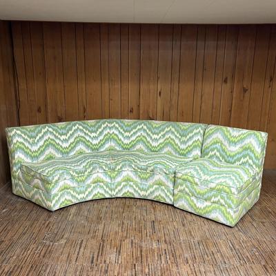 MCM Curved Sectional Sofa & Chair Set (BB-SF)