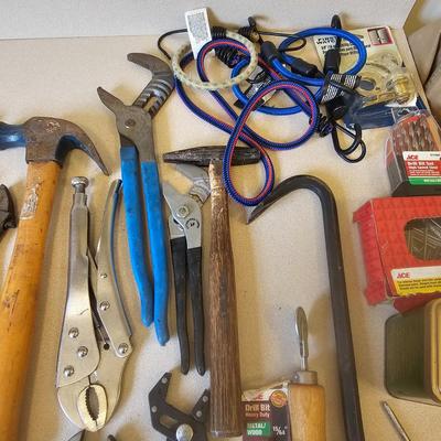 Assorted Hand Tools, Black & Decker Cordless Drill & More (G-JS)
