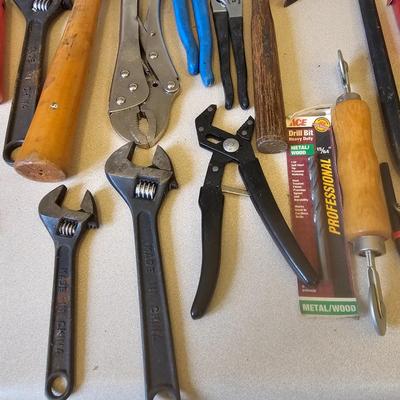 Assorted Hand Tools, Black & Decker Cordless Drill & More (G-JS)