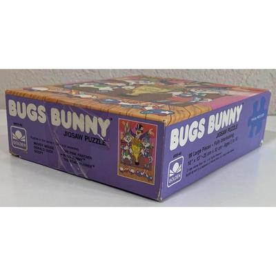 Bugs Bunny 99 Large Pieces 10" x 13" Interlocking Golden Jigsaw Puzzle - NEW