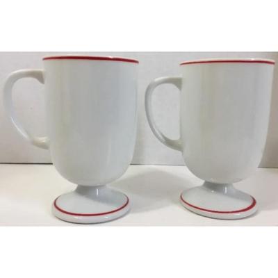 2 Vintage Italy Mugs - Mediterranean / Europe / Rome / Milan / Venice Italian