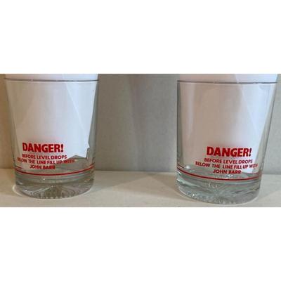 2 Vintage John Barr Finest Old Scotch Whisky Glasses