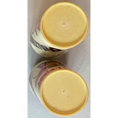 2 Vintage Little Orphan Annie 1932 - 1982 50th Anniversary Ovaltine Shaker Cups