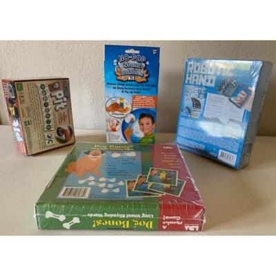 4 Games - No Pop Stunt Bubbles / Pit / Dog Bones! / Robotic Hand
