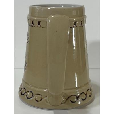 Vintage Ceramarte Free Lunch Beer 5 Cents Ceramic Mug Brazil