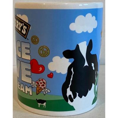 Ben & Jerry's Peace Love & Ice Cream Mug. Vermont. New England