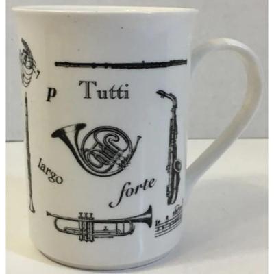 Berkshire Bone China Music Mug Musical Instrument