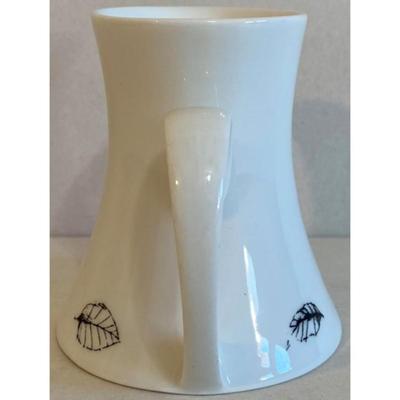 Block Bidasoa Black & White Leaves Creamer Made In Spain