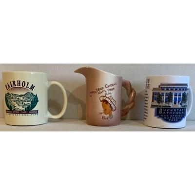 Carlsbad Caverns Creamer & Olympic NP and Hot Springs National Park Mugs