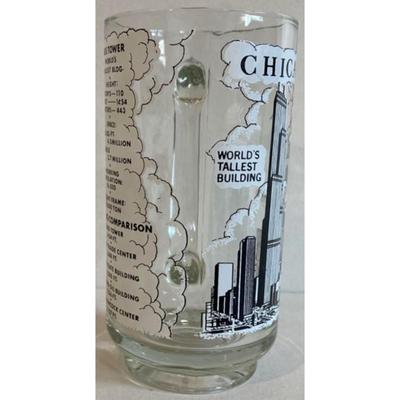 Chicago Blues Ashtray & Sears Tower Glass