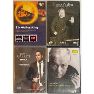 Classical Music DVD Bruno Walter, David Garrett, Dietrich Fischer-Dieskau, Solti