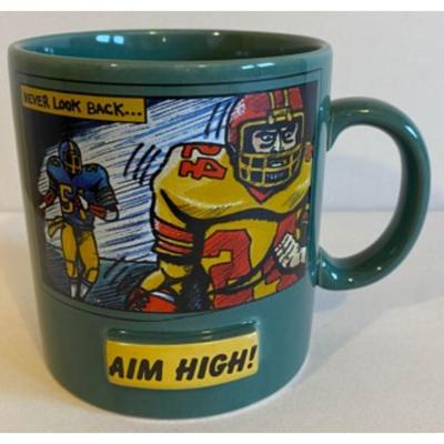 Football Dishware: End Around & Flea Flicker Plates / Whiskey Glass / Coffee Mug