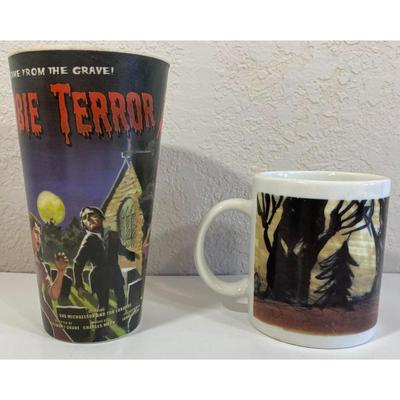 Frankenstein Mug & Plastic Zombie Tumbler Halloween Monster