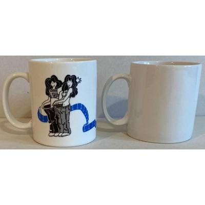 Happy Birthday Exercise Mug & Curves Losers Mug. Diet. Workout. Calories.