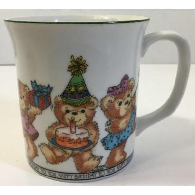 Happy Birthday To You Mug Made By Enesco Imports in 1979