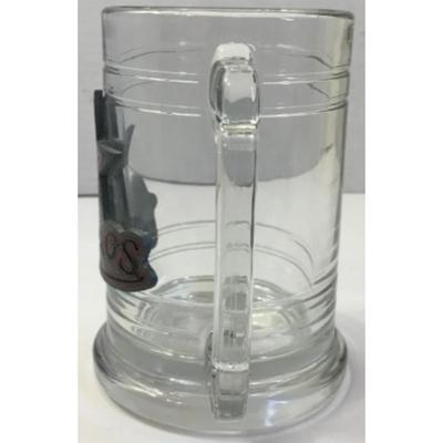 Houston Cougars Frosted Glass & Houston Astros Clear Glass Mug. MLB / NCAA